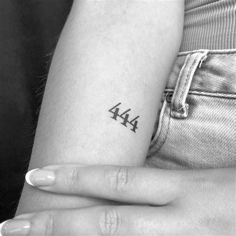 444 tattoo|444 Significado Tatuagem: Descubra Seu Poder Espiritual